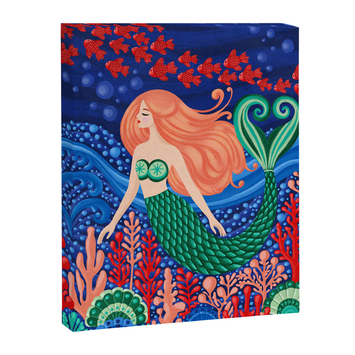 Mermaid's Song of the Sea Canvas Print Gallery Image 1