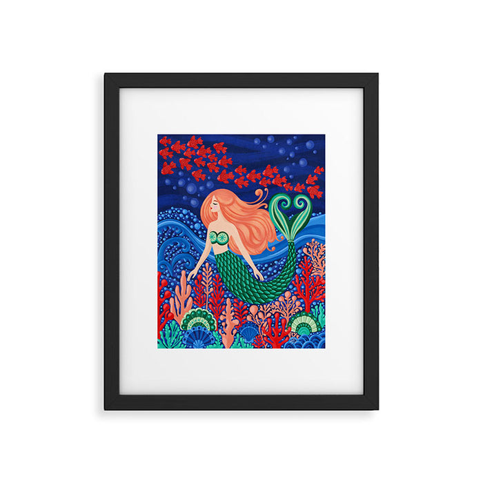 Mermaid's Song of the Sea Framed Art Print Gallery Image 1