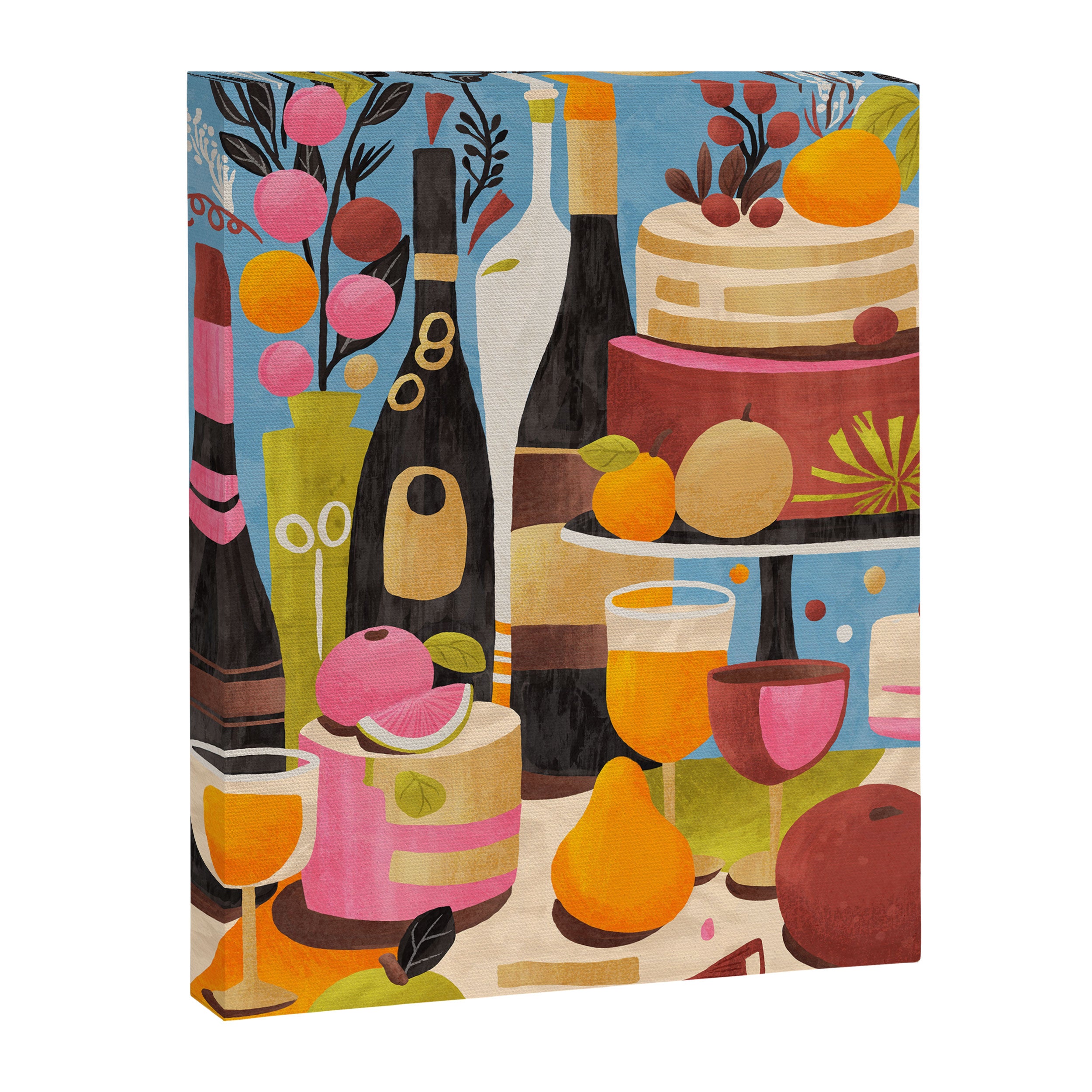 Mid Century Celebration Canvas Print Gallery Image 6