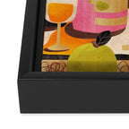 Mid Century Celebration Framed Canvas Print Gallery Image 3