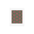 Mid Century Modern Asterisk Pattern Art Print Gallery Image 1