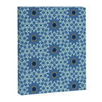 Midnight Blue Starburst Mosaic Canvas Print Gallery Image 6