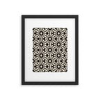 Minimalist Geometric Floral Pattern Framed Art Print Gallery Image 5