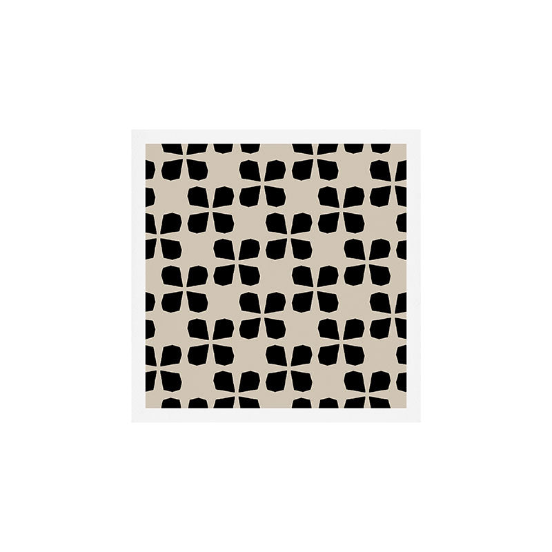 Minimalist Japanese Floral Pattern Art Print Gallery Image 1