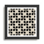 Minimalist Japanese Floral Pattern Framed Art Print Gallery Image 1