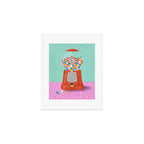 Retro Bubblegum Bliss Art Print Gallery Image 1