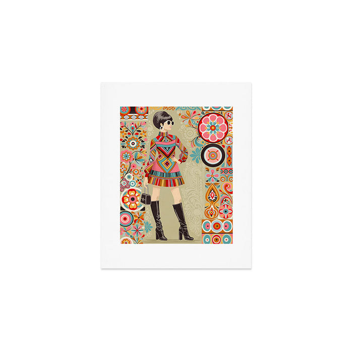 Retro Chic 60s Fashion Art Print Gallery Image 1