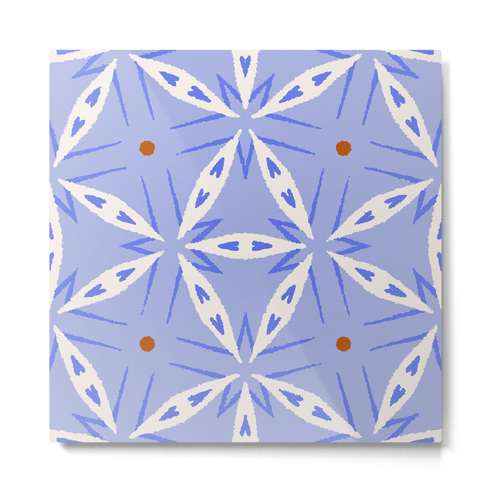 Rustic Mediterranean Mosaic Tiles Metal Print Gallery Image 1
