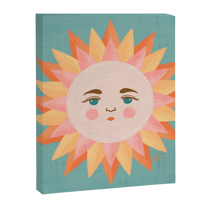 Smiling Sunny Day at the Beach Canvas Print Gallery Image 1