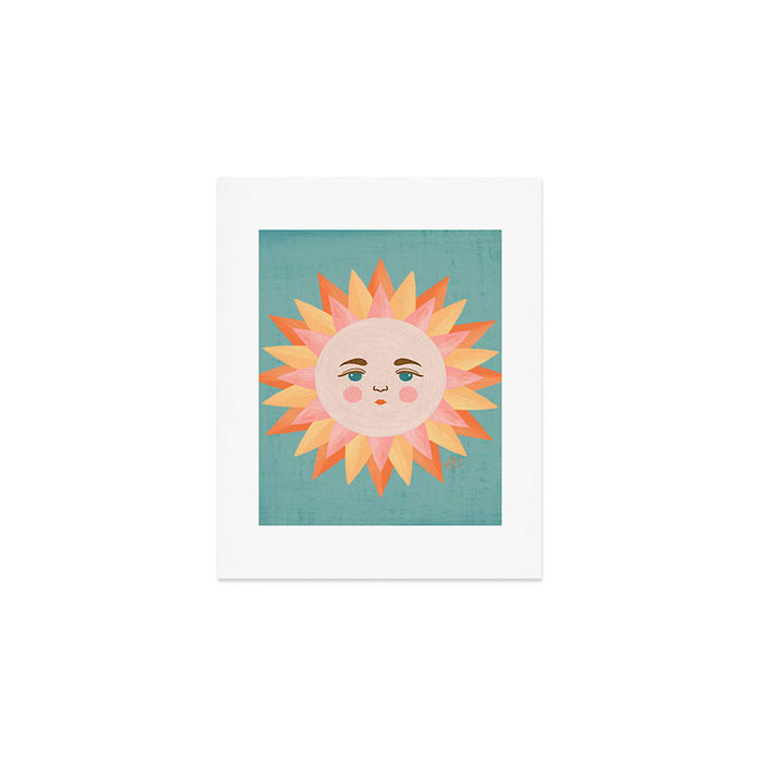 Smiling Sunny Day at the Beach Art Print Gallery Image 1