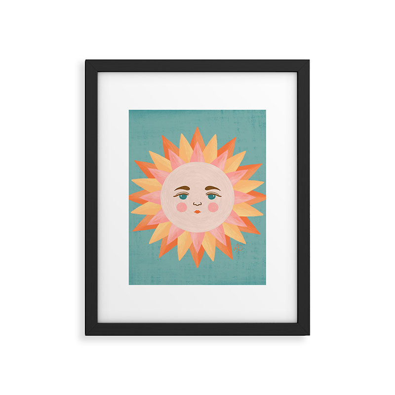Smiling Sunny Day at the Beach Framed Art Print Gallery Image 6
