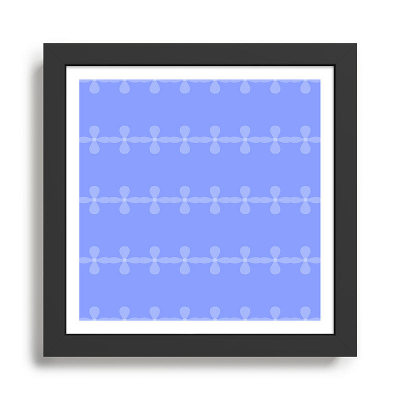 Soft Lavender Petal Pattern Framed Art Print Gallery Image 1