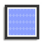 Soft Lavender Petal Pattern Framed Art Print Gallery Image 1