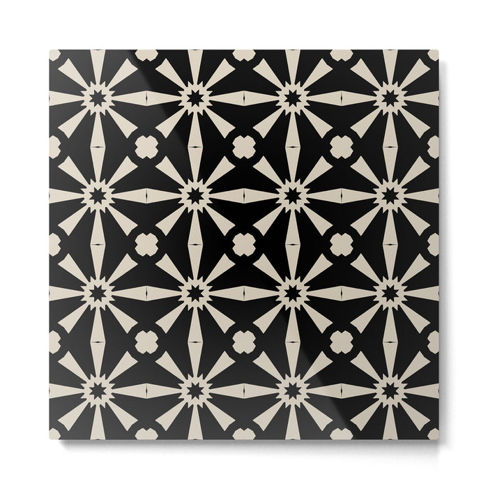 Starburst Geometric Pattern Metal Print Gallery Image 1