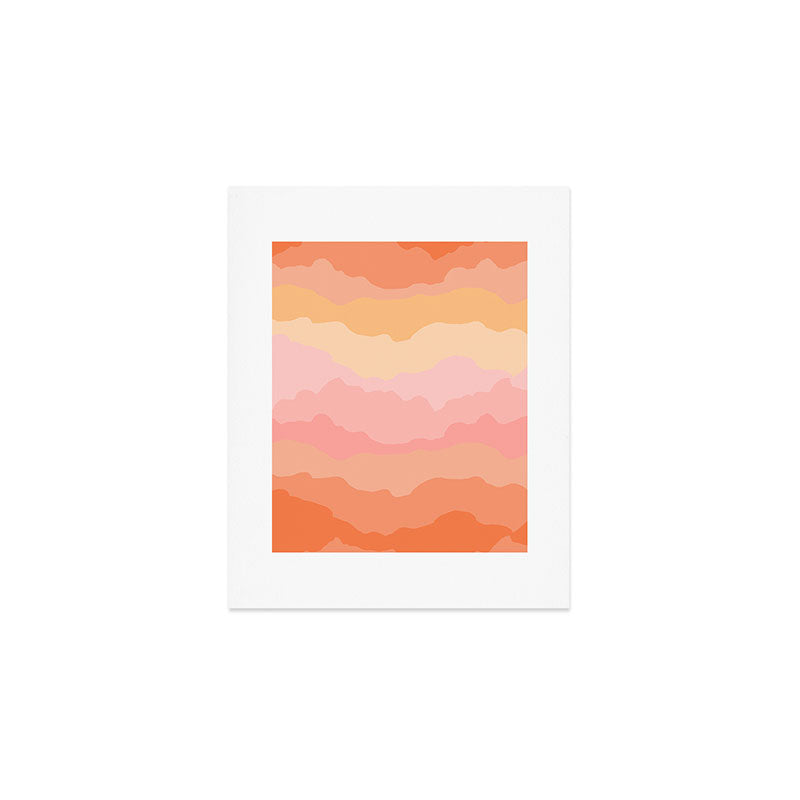 Summer Beach Sunset Sunrise Art Print Gallery Image 1