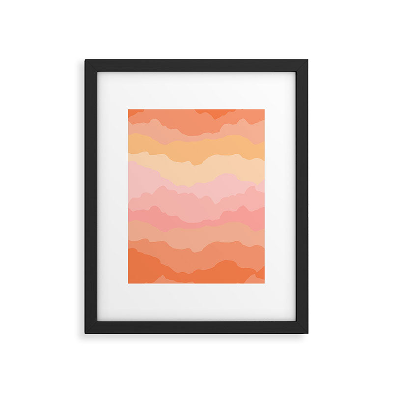 Summer Beach Sunset Sunrise Framed Art Print Gallery Image 6