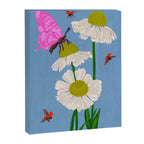 Summer in Boom Gouache Painting Canvas Print Gallery Image 6
