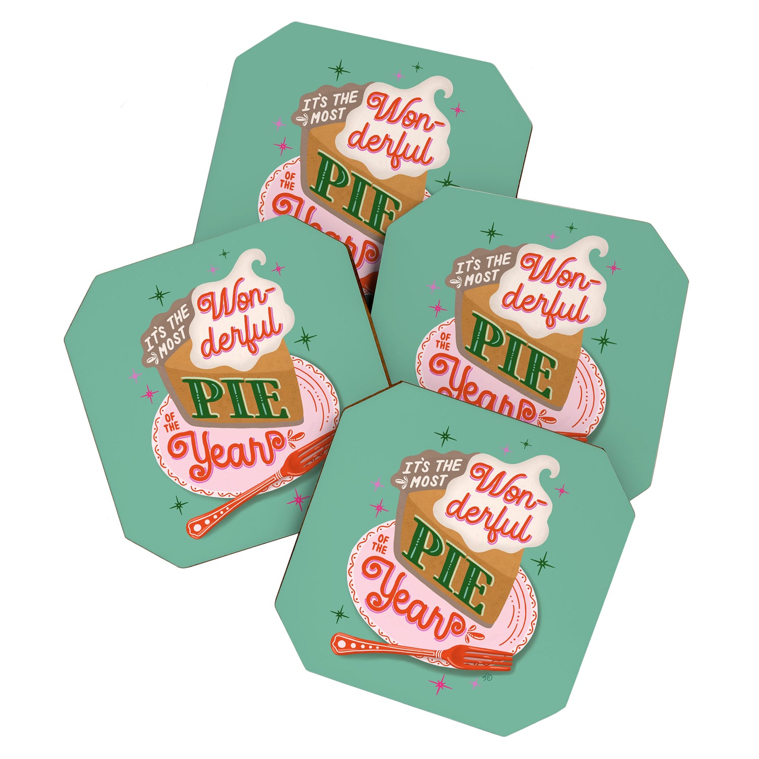 The Most Wonderful Pie of the Year Coaster Gallery Image 1