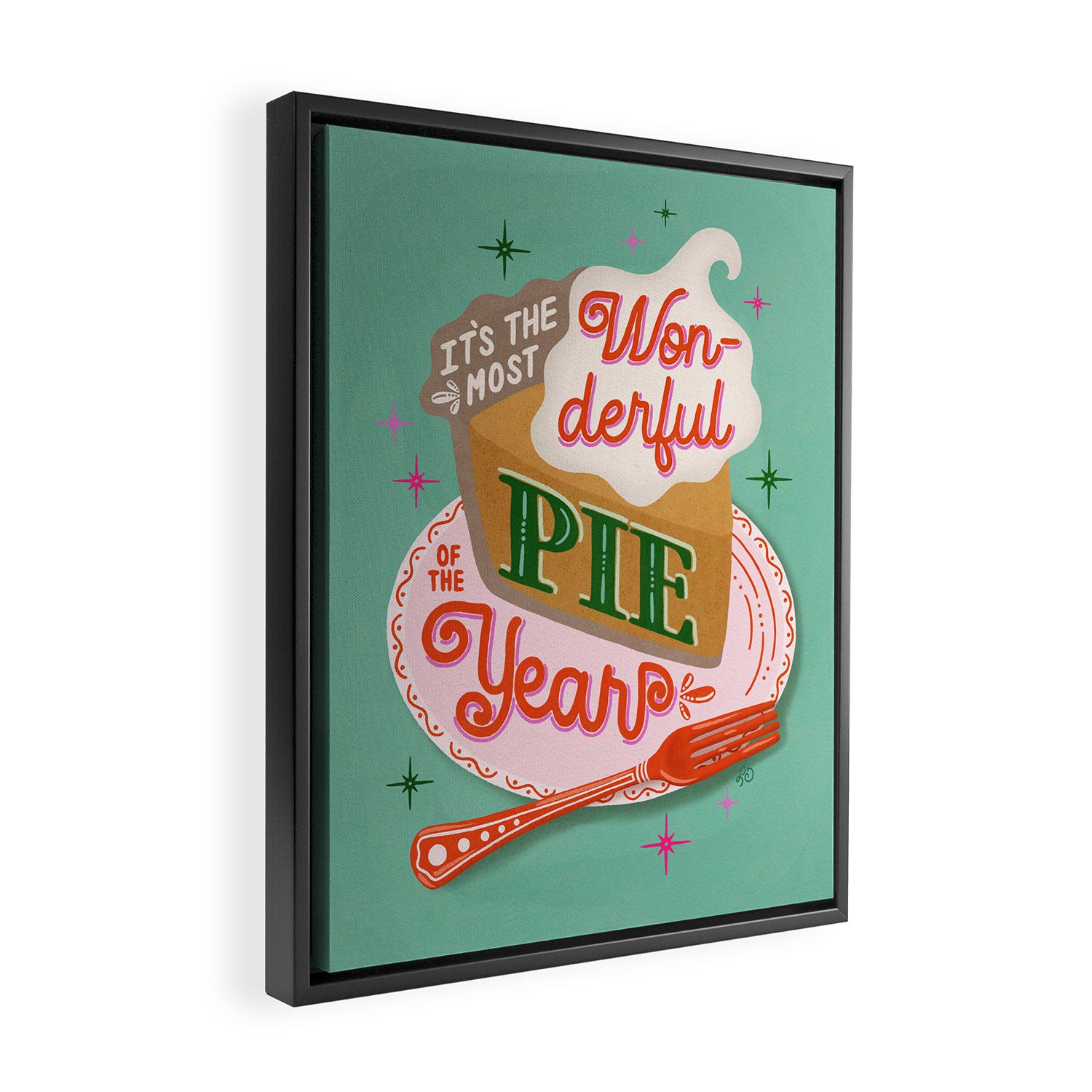 The Most Wonderful Pie of the Year Framed Canvas Print Gallery Image 2