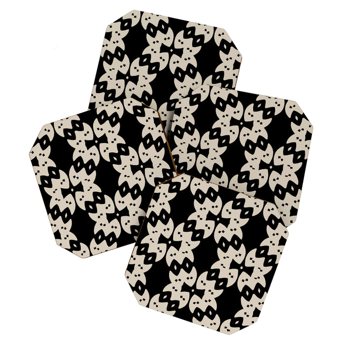 Tribal Geometric Pattern Coaster Gallery Image 1
