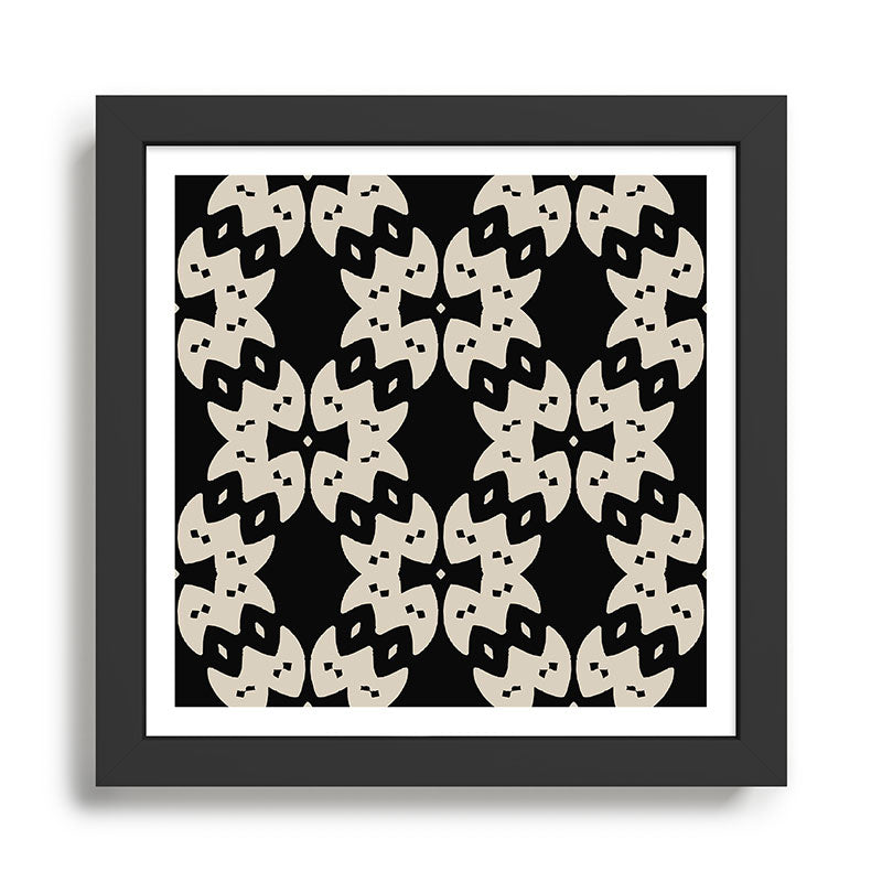 Tribal Geometric Pattern Framed Art Print Gallery Image 1