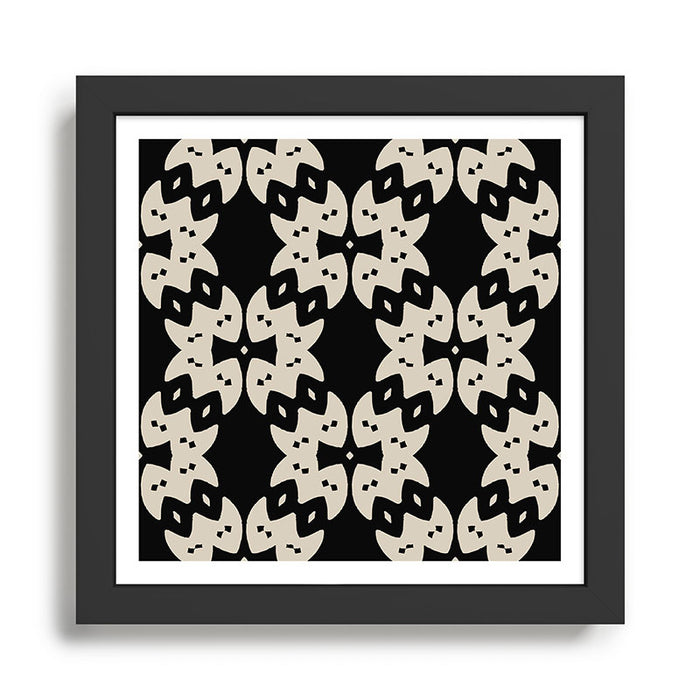 Tribal Geometric Pattern Framed Art Print Gallery Image 1