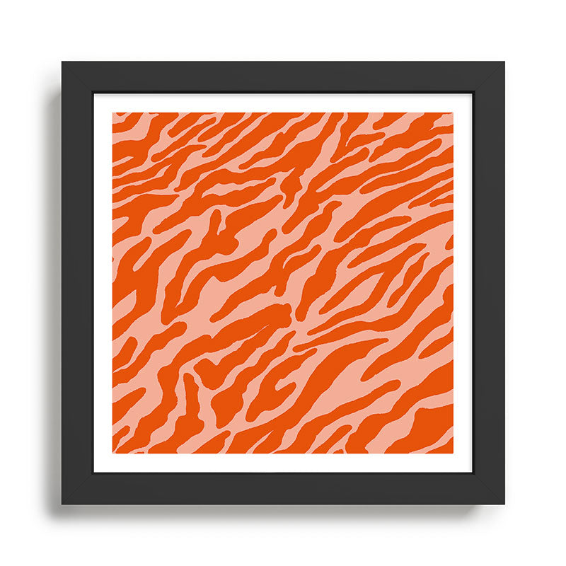 Vibrant Tiger Stripes Framed Art Print Gallery Image 1