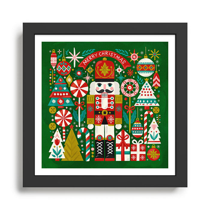 Vintage Nutcracker Celebration Framed Art Print Gallery Image 1