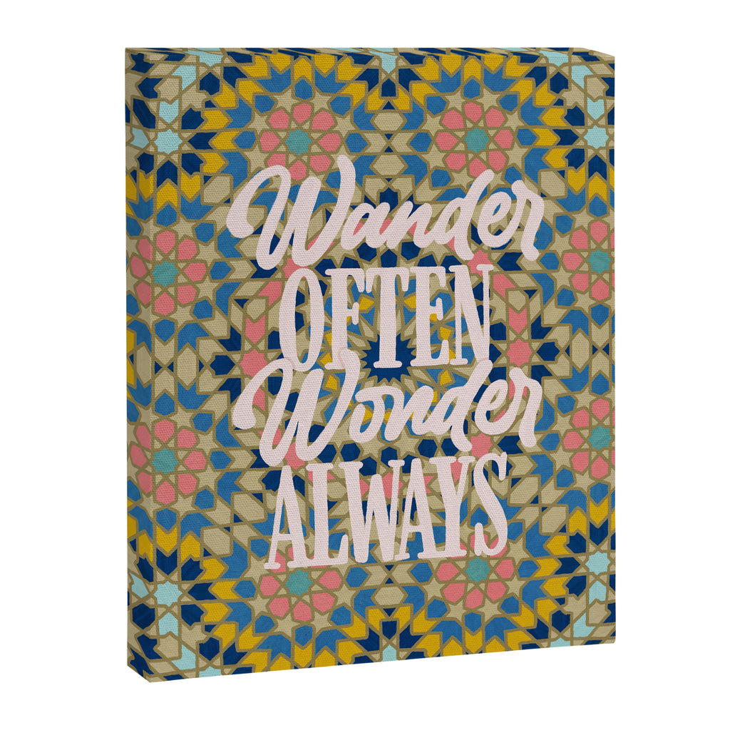 Wander Often Wonder Always Canvas Print Gallery Image 6