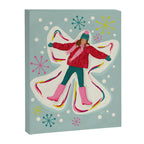 Winter Snow Angel Fun Canvas Print Gallery Image 6