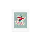 Winter Snow Angel Fun Art Print Gallery Image 1