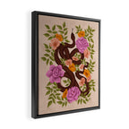Year of the Snake-Garden Serpent in Bloom Framed Canvas Print Gallery Image 2