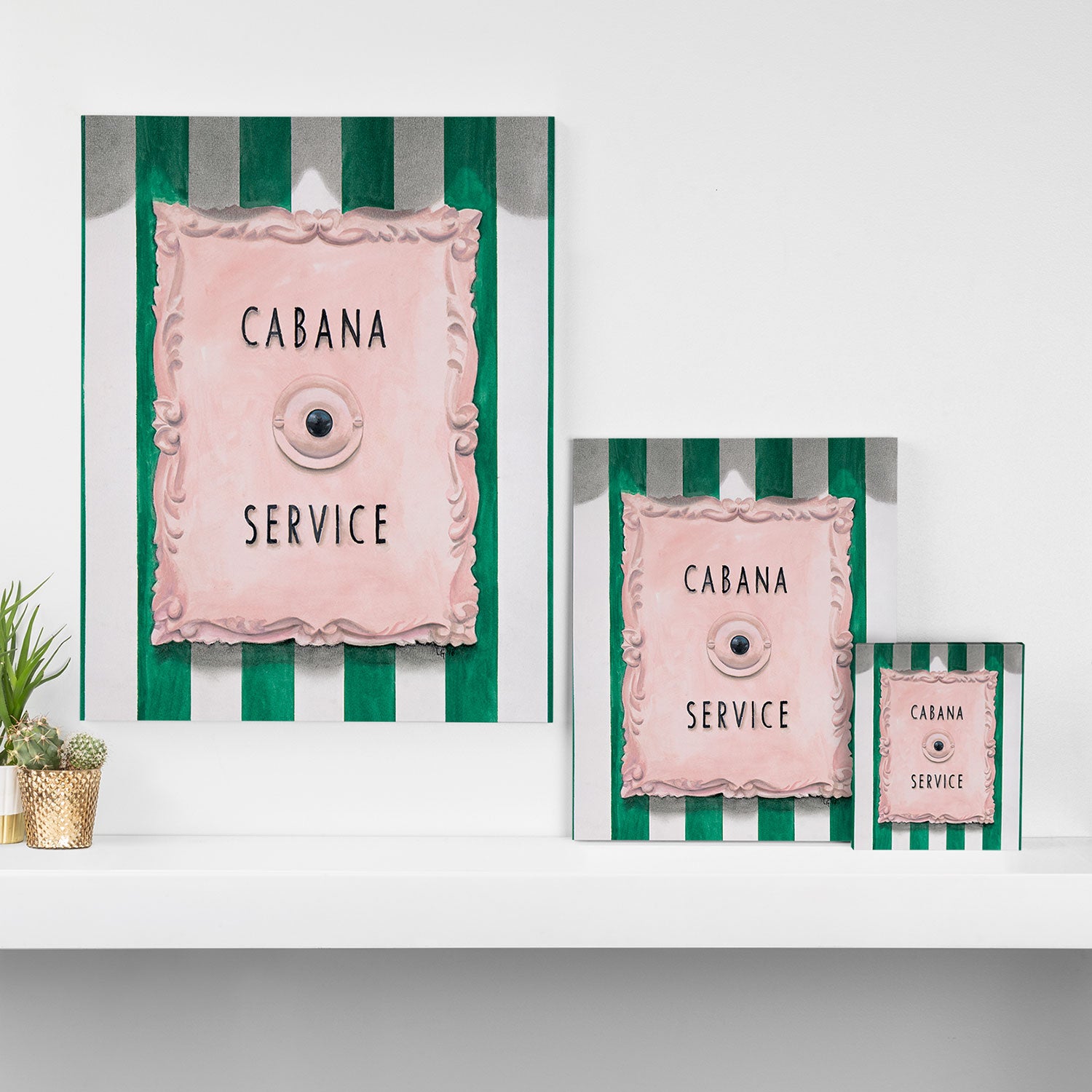 Press For Cabana Service Canvas Print Gallery Image 3