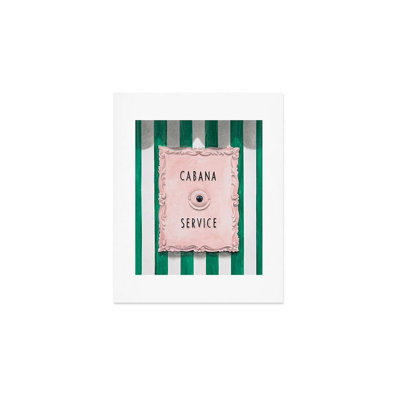 Press For Cabana Service Art Print Gallery Image 1