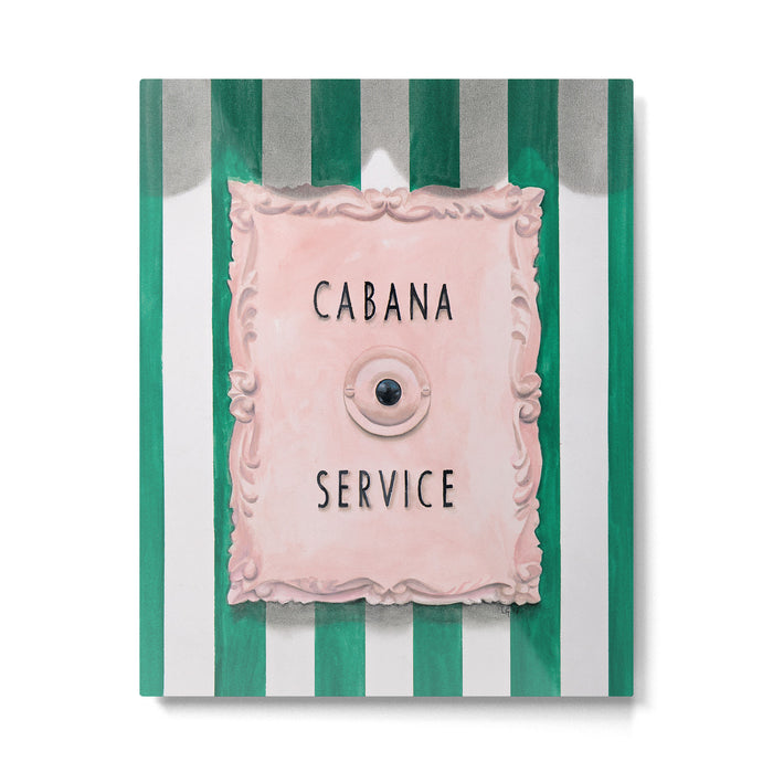 Press For Cabana Service Metal Print Gallery Image 1