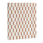 block print dash - terra cotta Canvas Print Gallery Image 8