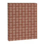 block print floral - clay Canvas Print Gallery Image 8