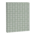block print floral - sage Canvas Print Gallery Image 8
