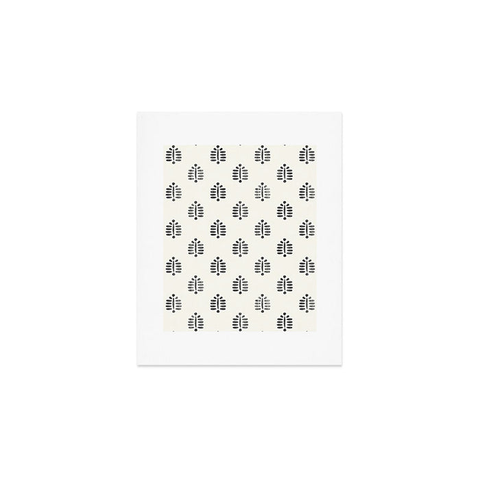 block print palm  Art Print Gallery Image 1