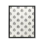 block print palm  Framed Canvas Print Gallery Image 8