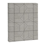 bohemian geometric tiles - bone Canvas Print Gallery Image 8