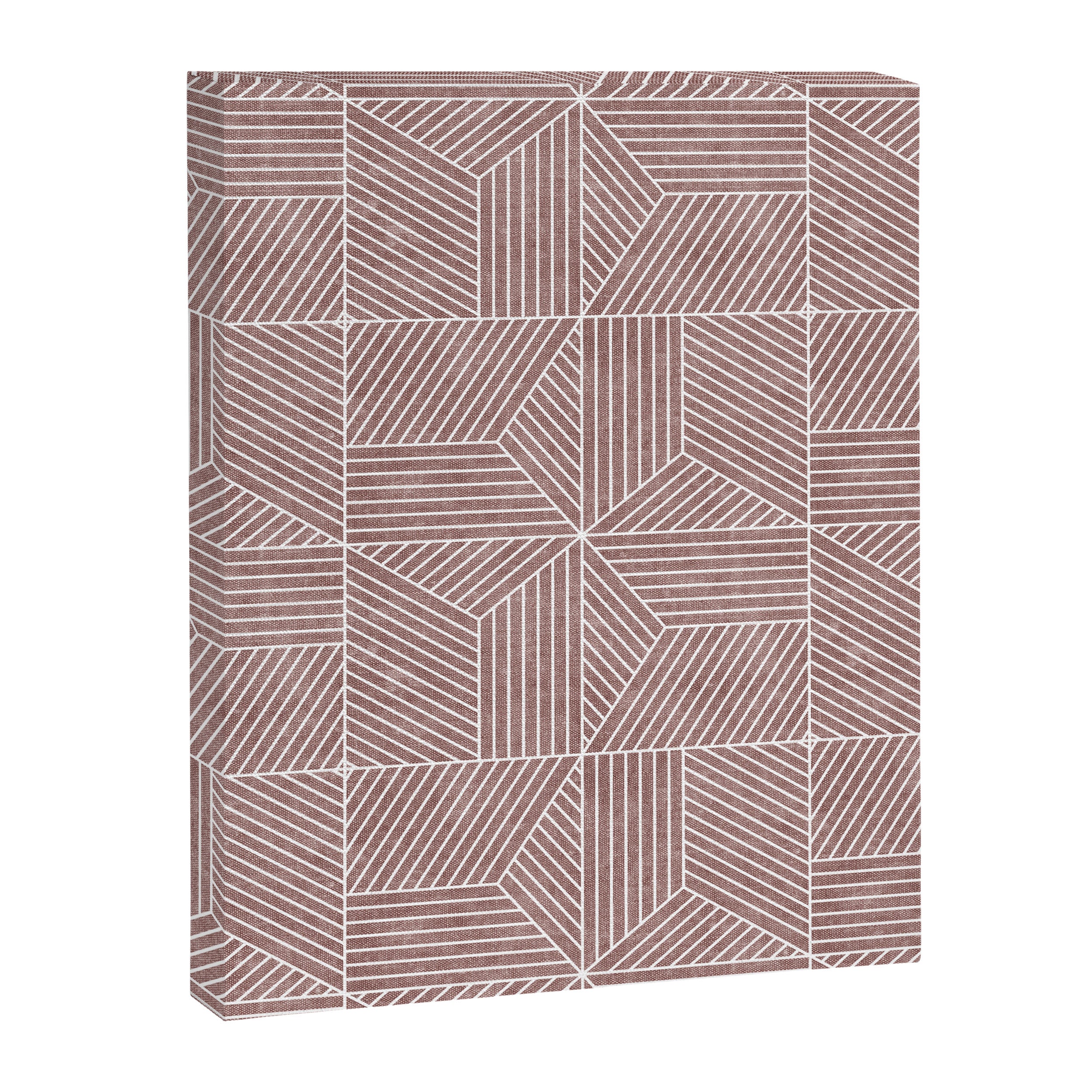 bohemian geometric tiles - mauve Canvas Print Gallery Image 8