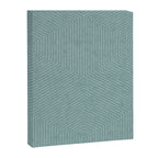 boho hexagon stripes - dusty blue Canvas Print Gallery Image 8