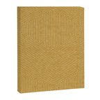 boho hexagon stripes - mustard Canvas Print Gallery Image 8