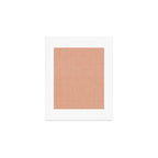 boho hexagon stripes - peach Art Print Gallery Image 1