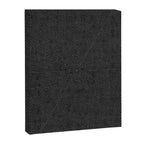 boho triangle stripes - charcoal Canvas Print Gallery Image 8
