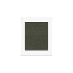 boho triangle stripes - olive green Art Print Gallery Image 1