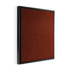boho triangle stripes - rust Framed Canvas Print Gallery Image 2