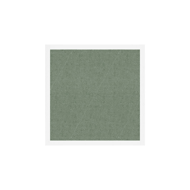 boho triangle stripes - sage Art Print Gallery Image 1
