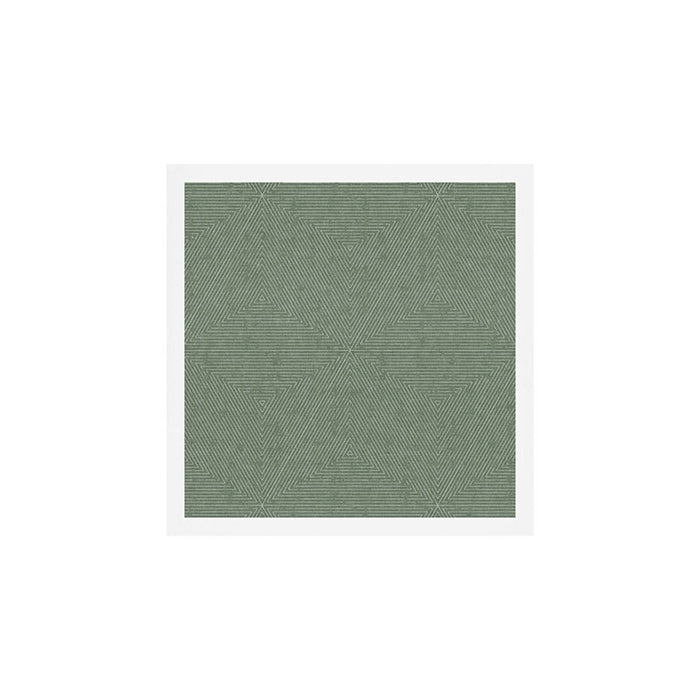 boho triangle stripes - sage Art Print Gallery Image 1